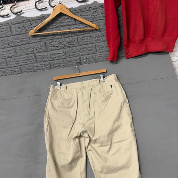 Polo Ralph Lauren Other - Polo Ralph Lauren Suffield Pant Mens 35x30 Tan Khaki Cotton Chino Straight Leg